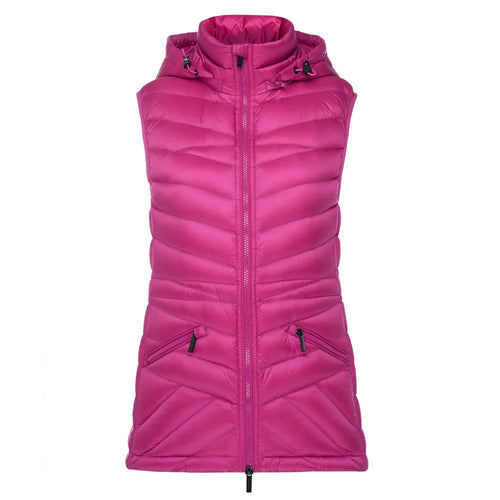 MOKE - MARY CLAIRE Puffer Vest Jacket - Rose Violet