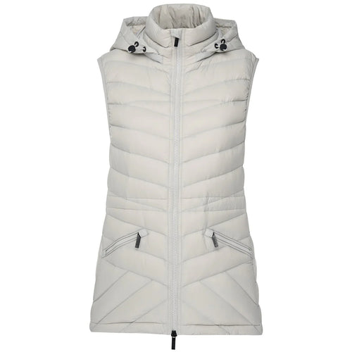 MOKE - MARY CLAIRE Puffer Vest Jacket - Silver