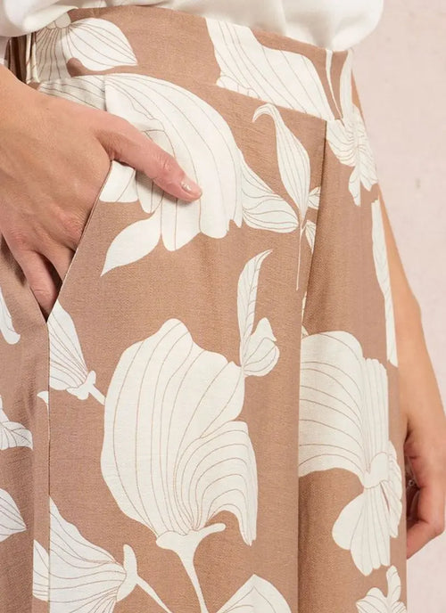 Molly Bracken Wide Leg Beige Chloe LA1864EE