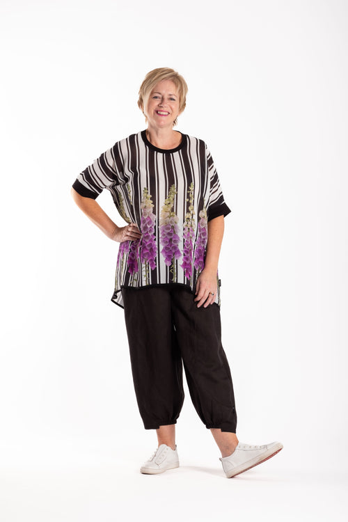 Jellicoe - RELAXED TEE 25-123 - Foxglove