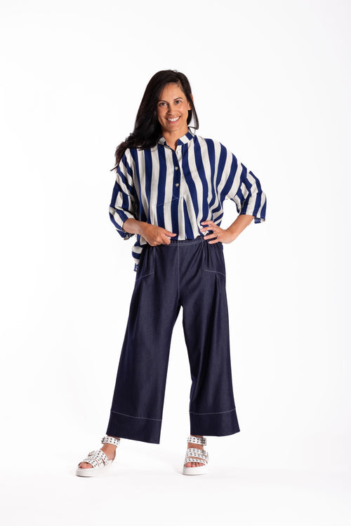 Jellicoe - CAPRI Pants 25-119 - Soft Denim