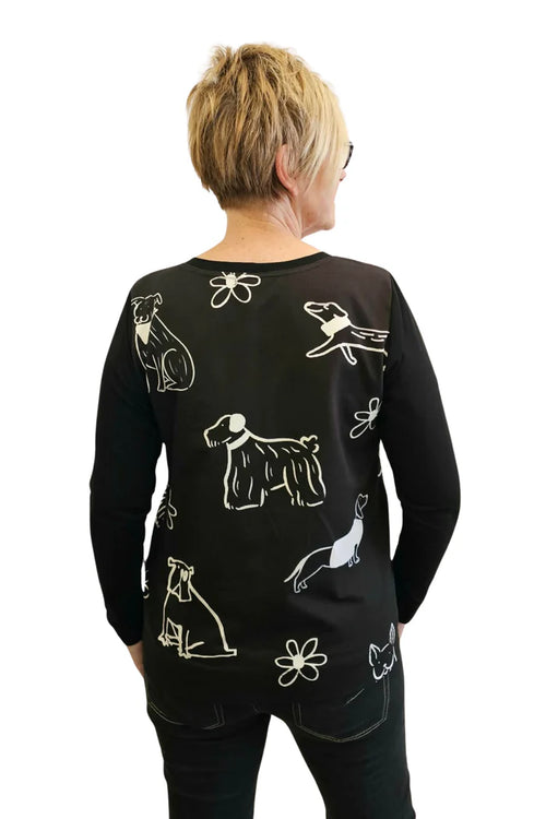 Jellicoe - BASIC TEE 26-129 - Pawtrait Black/White