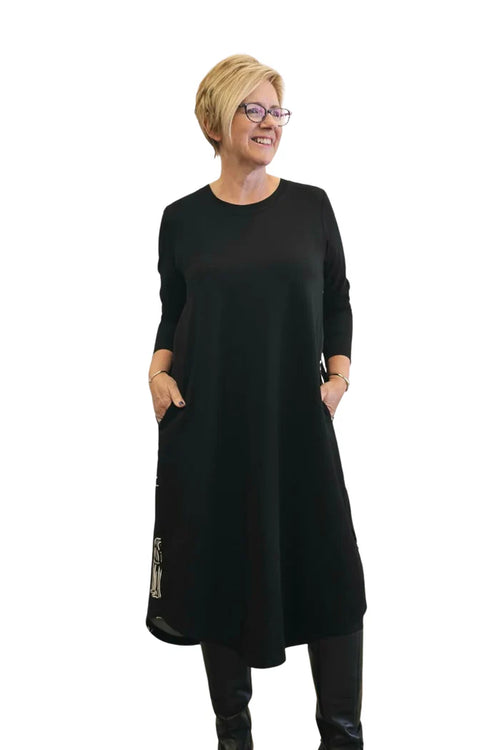 Jellicoe - SIMONE Dress 26-130 - Pawtrait Black/White