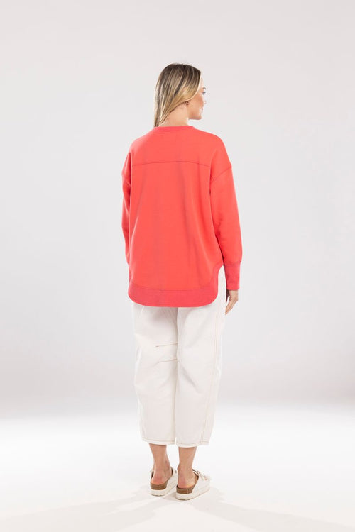 Mi Moso - Ena Sweatshirt in Raspberry