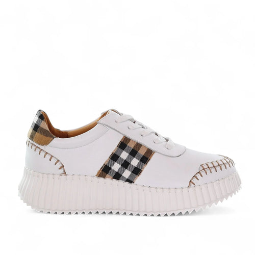 MINX - RIZZ Sneaker - White/Burberry Tan