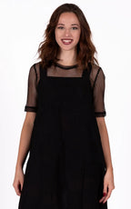 Deeanne Hobbs - NOVA Grid Mesh Top - Black Mesh 26-49