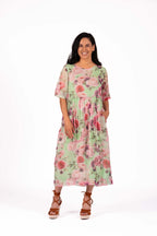 Jellicoe - JORDAN Dress - Watercolour Rose S26-50