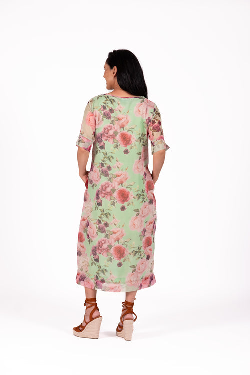 Jellicoe - JORDAN Dress - Watercolour Rose S26-50