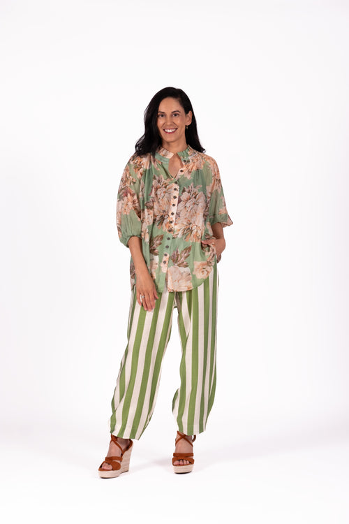 Jellicoe - TWILIGHT Pants - Lime Stripe 26-59