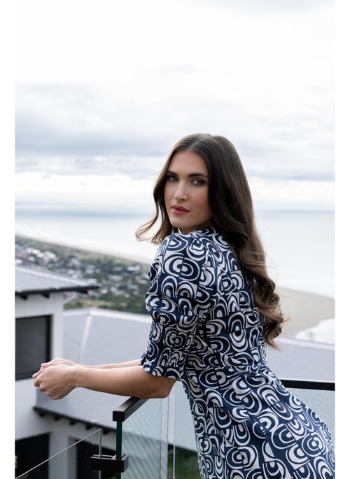 Seekin Lola Sunset Dress - Ink Arch