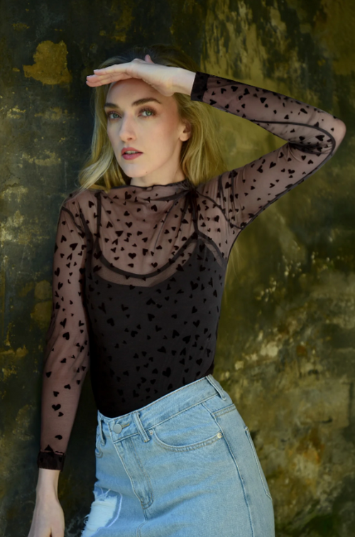 Coop - HEART TO HEART Black Top