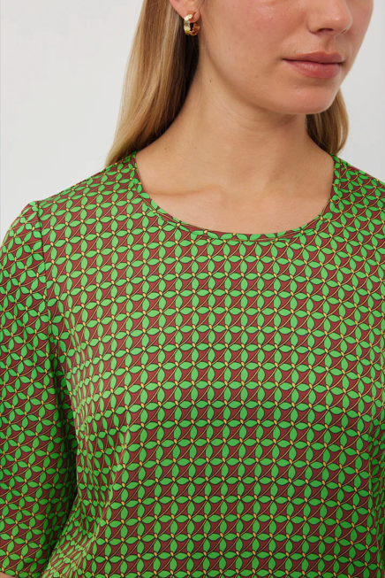 tuesday - Serene Top | Fan Print