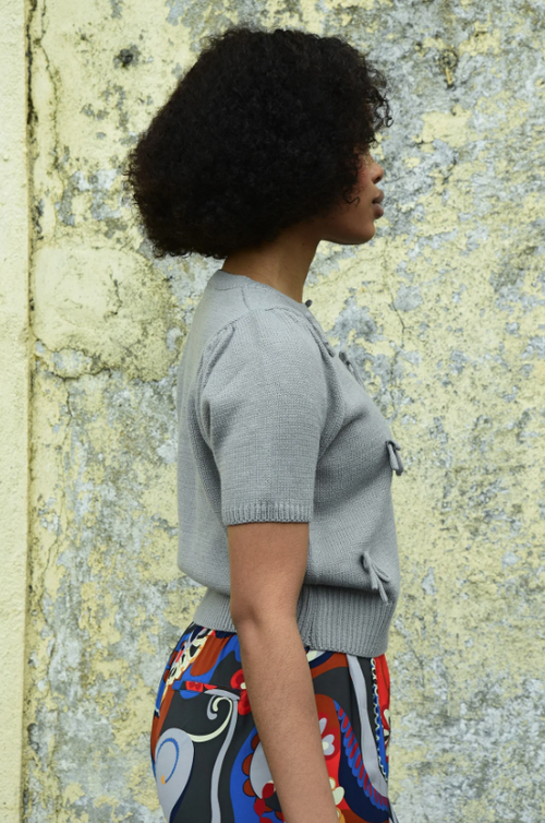 Coop - BOW-DELICIOUS Top GREY