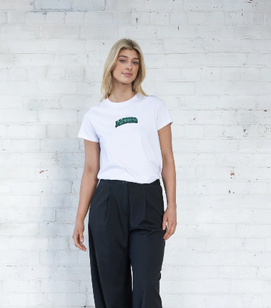 Dressed - VARSITY Green/White T-Shirt
