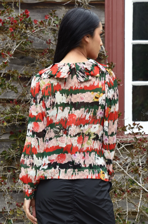 COOP - TRUFFLE RUFFLE Top - Smell the Roses