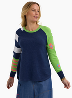 Zaket & Plover - MY HAPPY JUMPER - Denim Blue