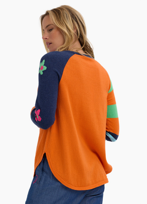 Zaket & Plover - MY HAPPY JUMPER - Cumquat Orange