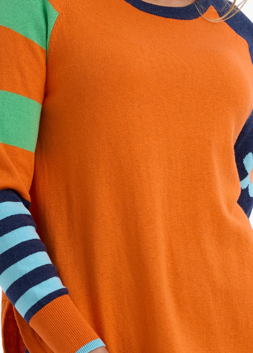 Zaket & Plover - MY HAPPY JUMPER - Cumquat Orange