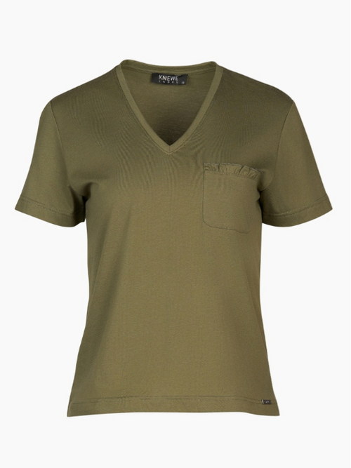 KNEWE - MILA Tee - Olive