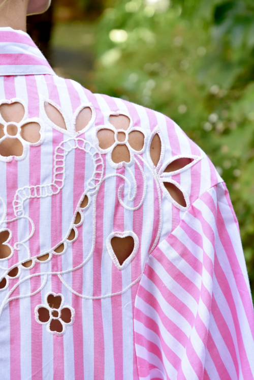 COOP - CUT TO THE CHASE Shirt - Pink/White Stripe
