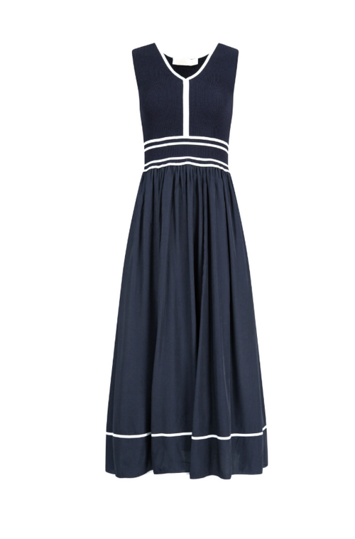 COOP - DRAW THE LINE Dress - Navy