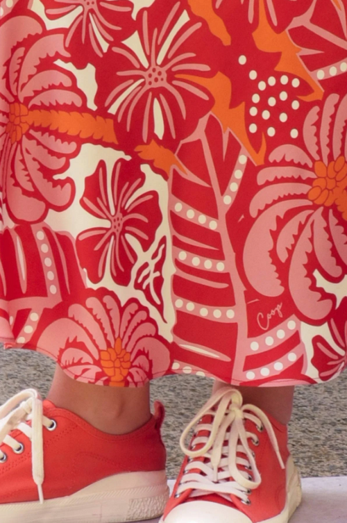 COOP - BIAS THE WAY Skirt - Tropical Punch