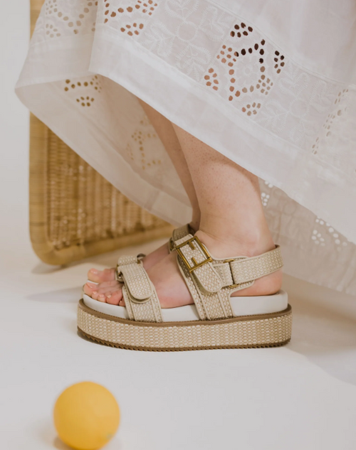 Andrea Biani - KOKO Sandal - Straw