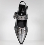 MINX - MOR Sandal - Silver Scrunch