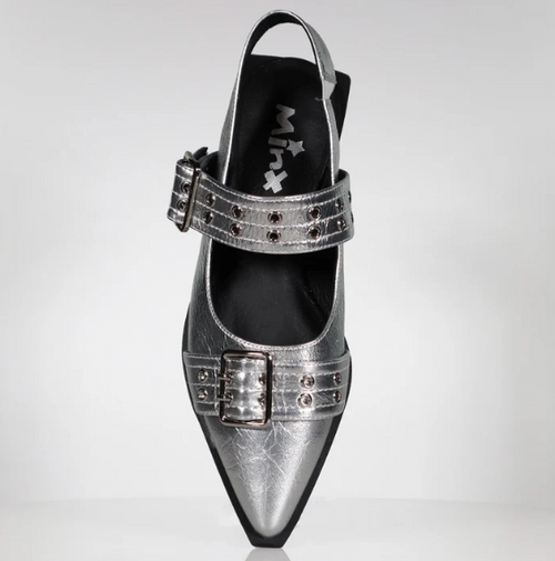 MINX - MOR Sandal - Silver Scrunch