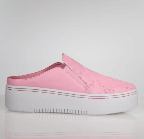 MINX - MARA Floral Mesh Slip-on - Candy Pink