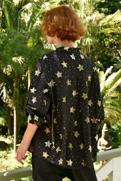 COOP - KEEPING TABS ON YOU Shirt - Black Starry Night