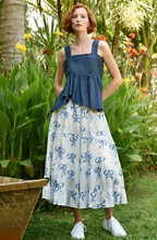 COOP - TIER SAY Skirt - Cupid's Bow Blue/White