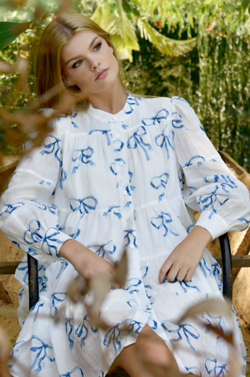 COOP - TIER-IFIC Dress - Cupid's Bow Blue/White