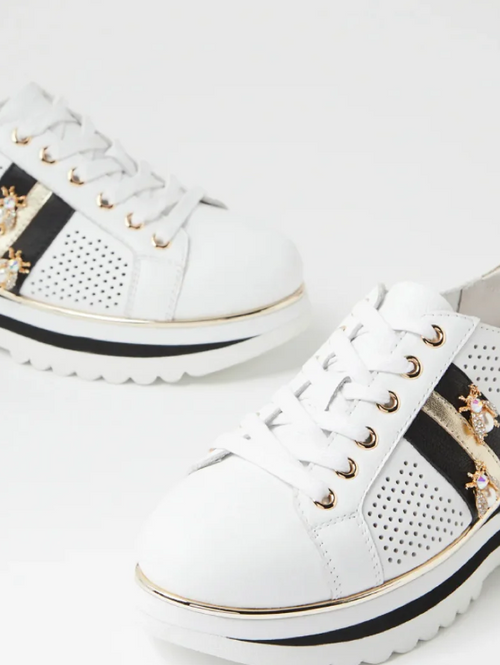 Django & Juliette -EAGLESY Sneaker - White