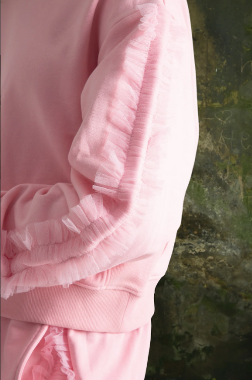 Coop - RUFFLE GAME Pink Sweatshirt