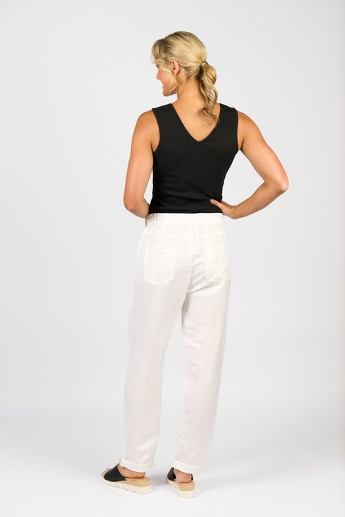 Vasalli - Slim Leg Ankle Grazer with Full Elastic Waist 5016
