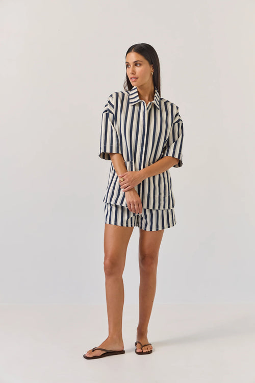 Tuesday Sebel Shirt Indigo Stripe