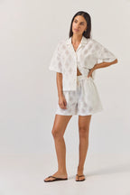 TUESDAY - UMPIRE Shorts - White Diamond