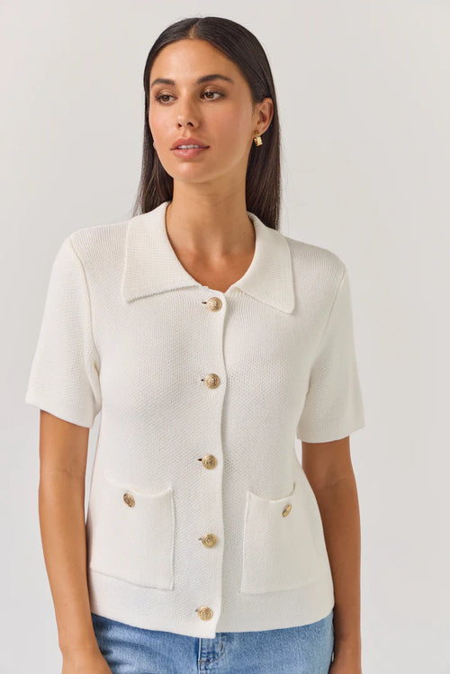 Tuesday Solar Cardi | White