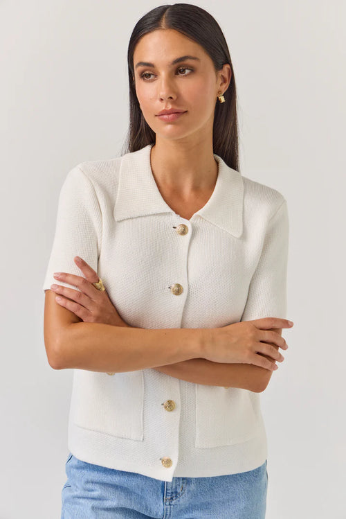 Tuesday Solar Cardi | White