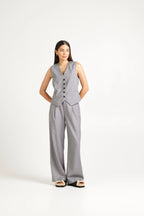 Tuesday - BOYFRIEND Pants - Silver
