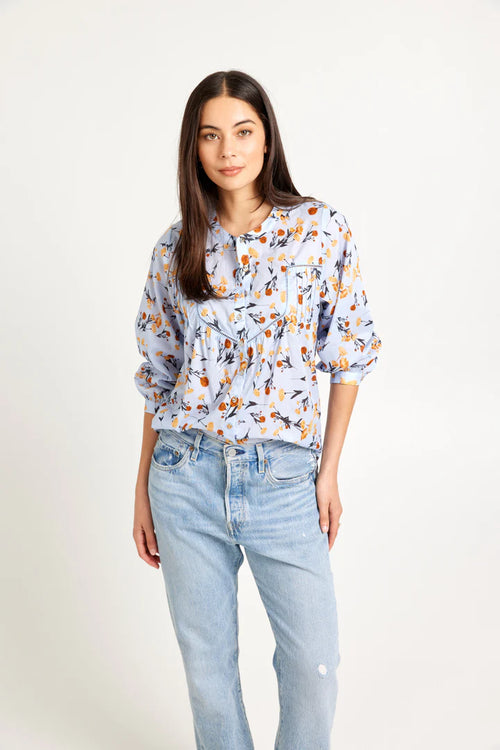 Tuesday - SAINT Top - Cornflower Print
