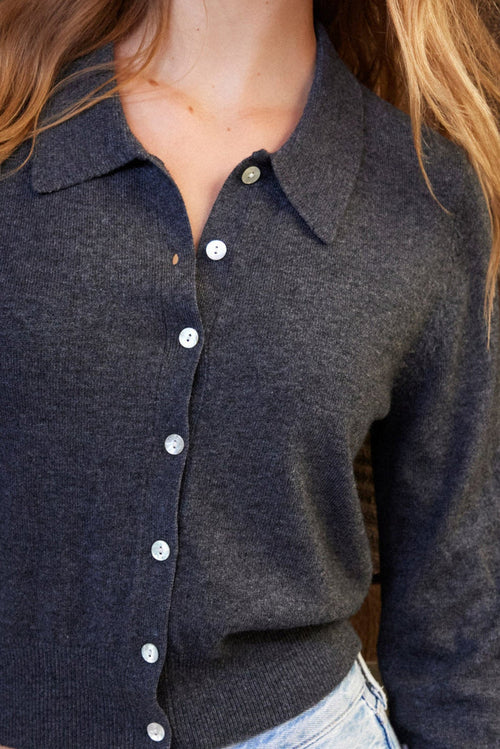 Tuesday - JET Cardi - Gull  Grey