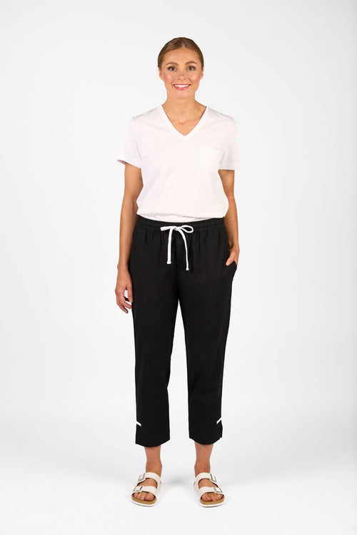 Knewe - Checker Pant Black K7076