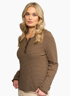 Vassalli - FIELD Top - Chocolate/Oat