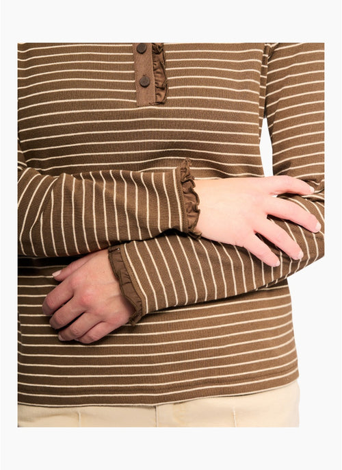 Vassalli - FIELD Top - Chocolate/Oat