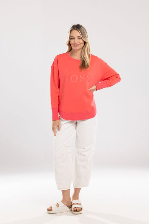 Mi Moso - Ena Sweatshirt in Raspberry