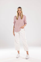 Mi Moso - Barrell Jean in Ivory