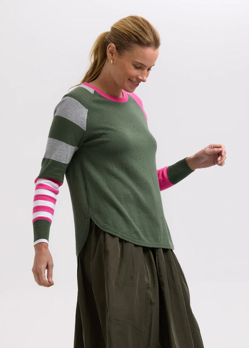 Zaket & Plover - MY HAPPY JUMPER - Khaki