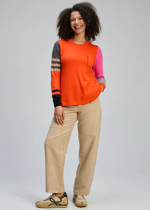 Zaket & Plover - POCKET DETAIL Jumper - Orange